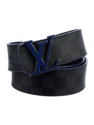 Pre-owned Louis Vuitton 2013 Initiales Belt In Black