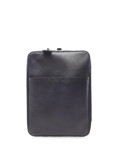 Pre-owned Louis Vuitton 2013 Leather Carry Case Suitcase In Black