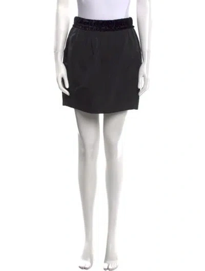 Pre-owned Louis Vuitton 2013 Mini Skirt In Black