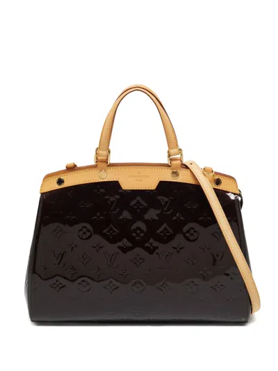 Pre-owned Louis Vuitton 2013 Mm Brea Tote Bag In Red