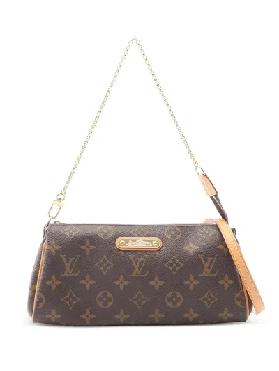 Pre-owned Louis Vuitton 2013 Monogram Eva Satchel In Brown