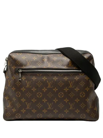 Pre-owned Louis Vuitton 2013 Monogram Macassar Torres Messenger Bag Crossbody Bag In Brown