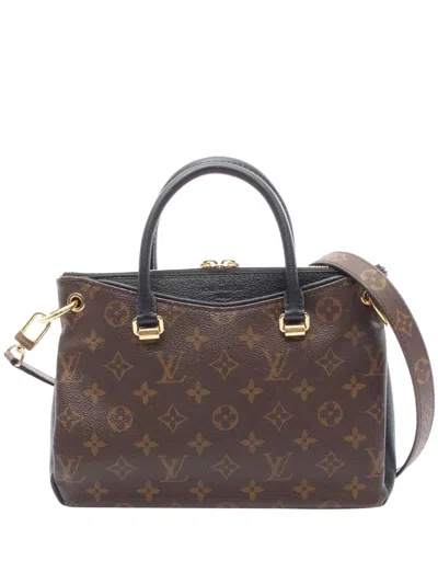 Pre-owned Louis Vuitton 2013 Monogram Pallas Bb Satchel In Brown