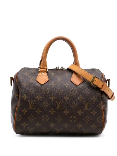 Pre-owned Louis Vuitton 2013 Monogram Speedy Bandouliere 25 Satchel