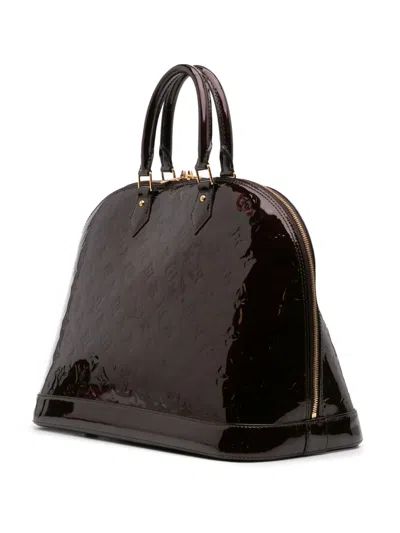 Pre-owned Louis Vuitton 2013 Monogram Vernis Alma Gm Handbag