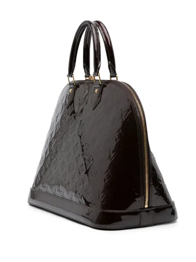 Pre-owned Louis Vuitton 2013 Monogram Vernis Alma Gm Handbag