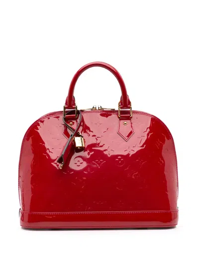 Pre-owned Louis Vuitton 2013 Monogram Vernis Alma Pm Satchel