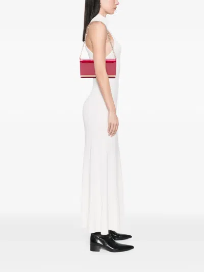 Pre-owned Louis Vuitton 2013 Monogram Vernis Ana Satchel In Red