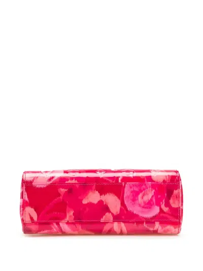 Pre-owned Louis Vuitton 2013 Monogram Vernis Ikat Catalina Bb Handbag In Pink