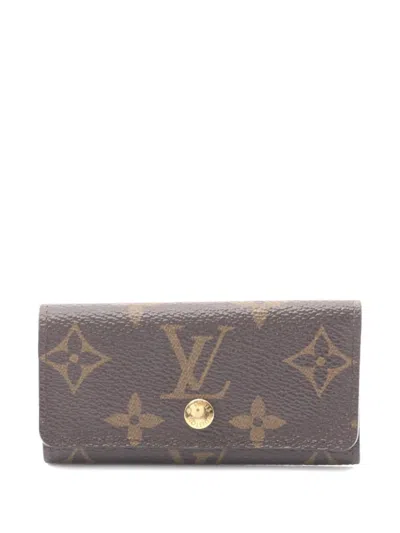 Pre-owned Louis Vuitton 2013 Multicle 4 Wallet In Brown
