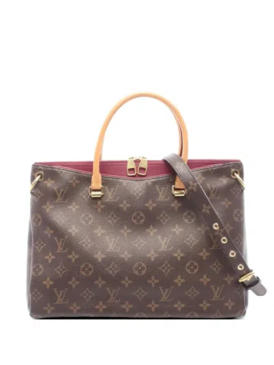 Pre-owned Louis Vuitton 2013 Pallas Monogram Handbag In Brown