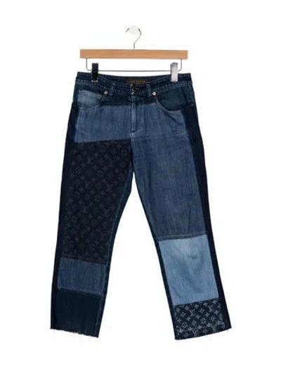 Pre-owned Louis Vuitton 2013 Straight Leg Jeans In Blue