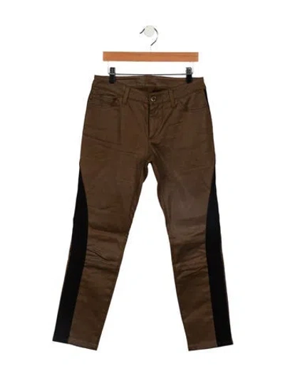 Pre-owned Louis Vuitton 2013 Straight Leg Jeans In Brown