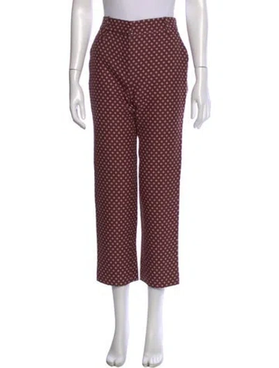Pre-owned Louis Vuitton 2013 Straight Leg Pants In Brown