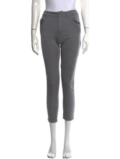 Pre-owned Louis Vuitton 2013 Straight Leg Pants In Grey