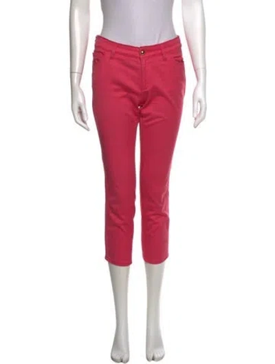 Pre-owned Louis Vuitton 2013 Straight Leg Pants In Pink
