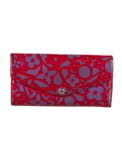 Pre-owned Louis Vuitton 2013 Sweet Print Sarah Wallet In Multi