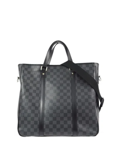 Pre-owned Louis Vuitton 2013 Tadao Tote Bag In Black