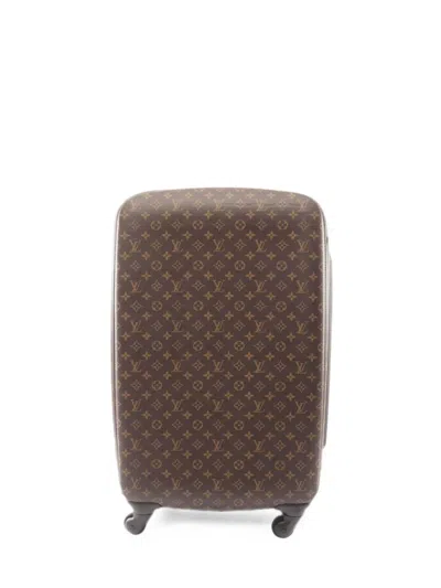 Pre-owned Louis Vuitton 2013 Zephyr 70 Monogram Suitcase In Brown