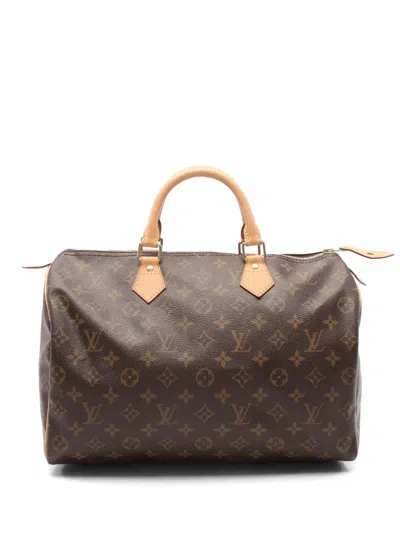 Pre-owned Louis Vuitton 2013s Speedy 35 Handbag In Brown