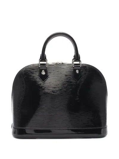 Pre-owned Louis Vuitton 2014 Alma Pm Handbag In Black