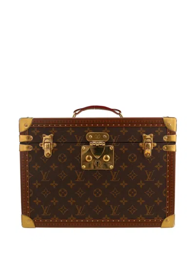 Pre-owned Louis Vuitton 2014 Boîte Pharmacie Vanity Case In Brown
