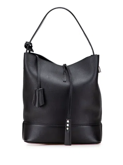 Pre-owned Louis Vuitton 2014 Cuir Nuance Nn14 Gm Bucket Bag In Black