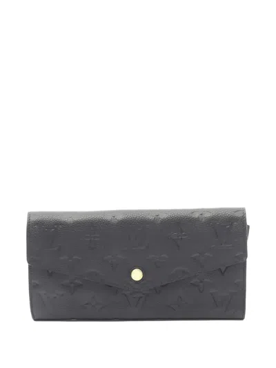 Pre-owned Louis Vuitton 2014 Curieuse Monogram Wallet In Blue