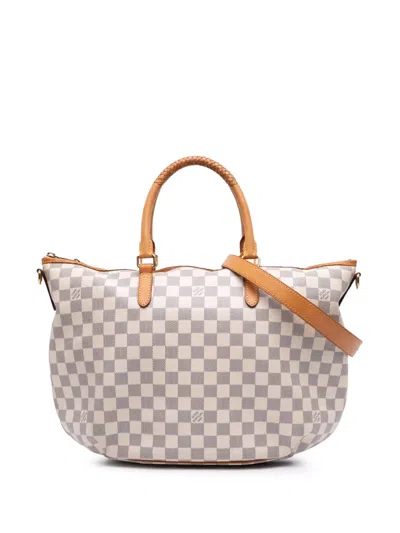 Pre-owned Louis Vuitton 2014 Damier Azur Riviera Mm Satchel