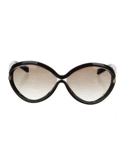 Pre-owned Louis Vuitton 2014 Daphne Sunglasses In Brown