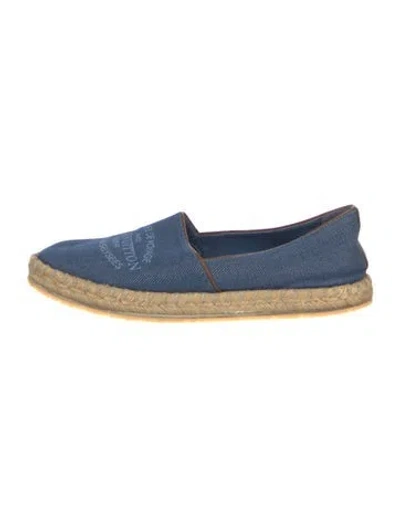 Pre-owned Louis Vuitton 2014 Denim Espadrilles In Blue