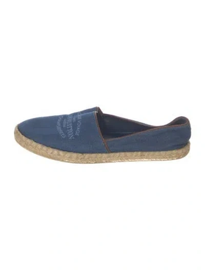 Pre-owned Louis Vuitton 2014 Denim Espadrilles In Blue