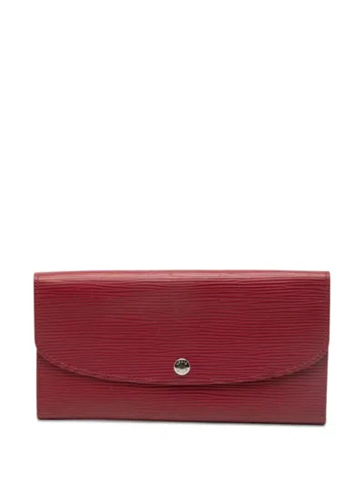 Pre-owned Louis Vuitton 2014 Epi Emilie Wallet Long Wallets In Pink