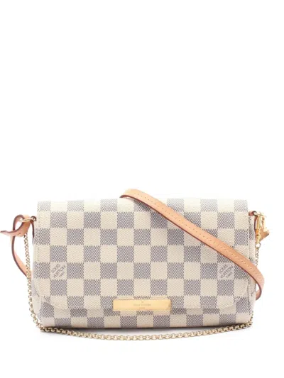 Pre-owned Louis Vuitton 2014 Favorite Pm Shoulder Bag In White