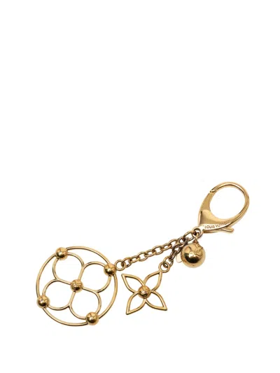 Pre-owned Louis Vuitton 2014 Gold Plated Bloomy Bag Key Chain