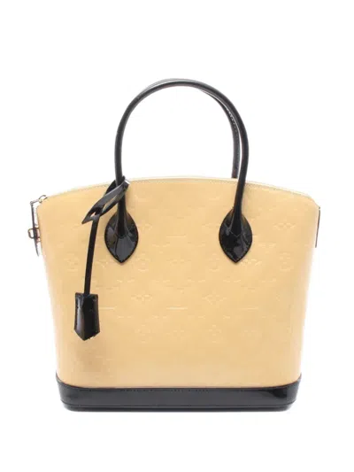 Pre-owned Louis Vuitton 2014 Lockit Pm Handbag In Neutral