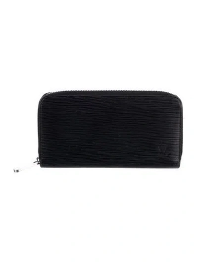 Pre-owned Louis Vuitton 2014 Lv Monogram Zippy Wallet In Black