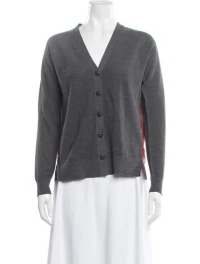 Pre-owned Louis Vuitton 2014 Merino Wool Sweater In Grey
