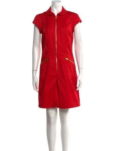 Pre-owned Louis Vuitton 2014 Mini Dress In Red
