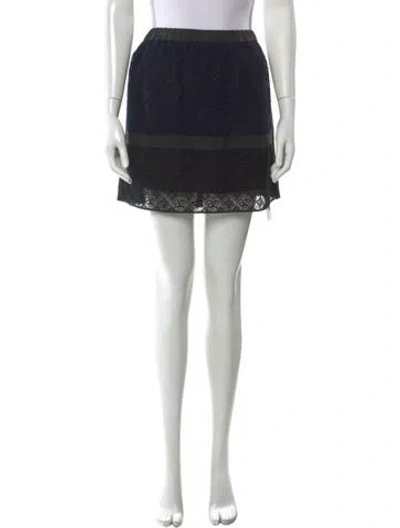 Pre-owned Louis Vuitton 2014 Mini Skirt In Black