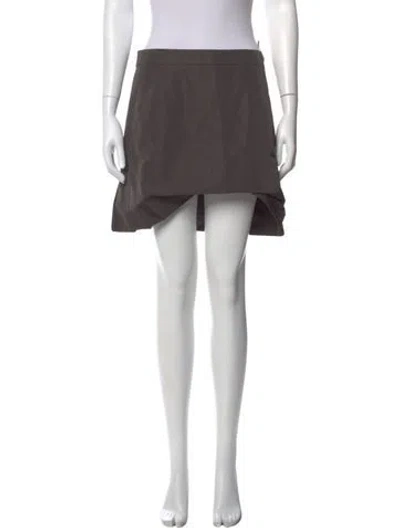 Pre-owned Louis Vuitton 2014 Mini Skirt In Gray