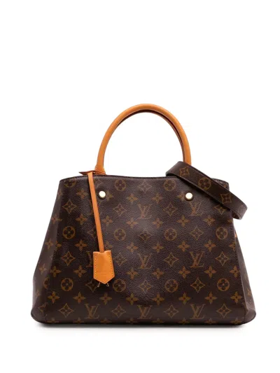 Pre-owned Louis Vuitton 2014 Monogram Montaigne Mm Satchel