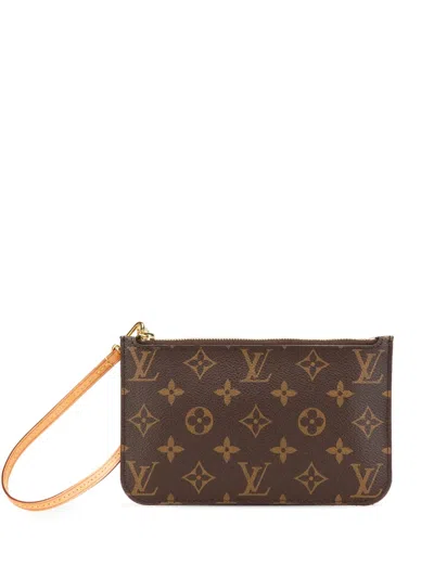 Pre-owned Louis Vuitton 2014 Monogram Neverfull Pouch