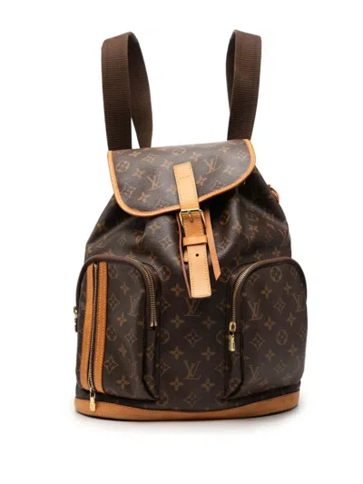 Pre-owned Louis Vuitton 2014 Monogram Sac A Dos Bosphore Backpack In Brown