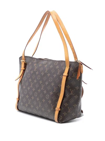 Pre-owned Louis Vuitton 2014 Monogram Tuileries Tote Bag In Brown