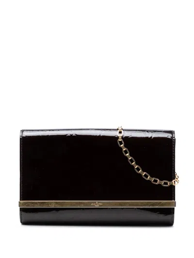 Pre-owned Louis Vuitton 2014 Monogram Vernis Ana Satchel In Purple