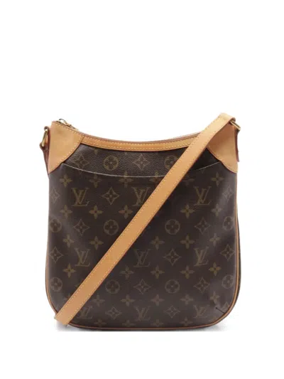 Pre-owned Louis Vuitton 2014 Odeon Pm Shoulder Bag In Brown