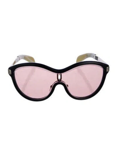 Pre-owned Louis Vuitton 2014 Oversize Sunglasses In Black
