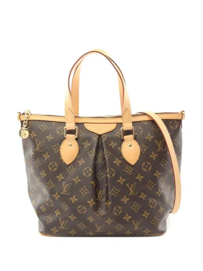 Pre-owned Louis Vuitton 2014 Palermo Pm Handbag In Brown