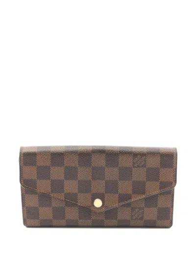Pre-owned Louis Vuitton 2014 Portefeuille Sara Bi-fold Long Wallet